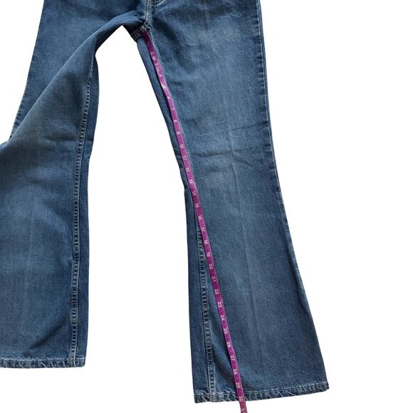 Vintage Old Navy Flare Jeans Women's size 4 6 8 Sz 28 Blue NEW Retro Y2K 90s - Picture 7 of 10